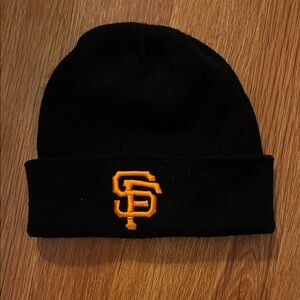 Black Beanie with Orange SF Giants ⚾️ Logo—UNISEX